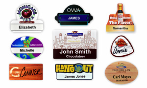 30 & 40 Mil Plastic Name Badges