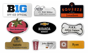 2-Ply Plastic Name Badges